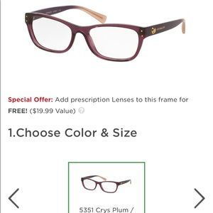 Brand New Women’s Coach Eyeglasses